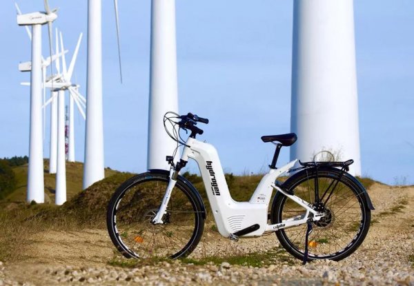 全球首款商業(yè)化的氫能源電動(dòng)自行車法國上路