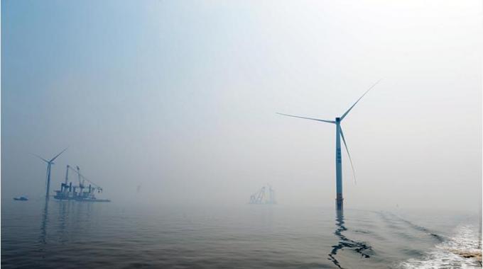 全國(guó)最大海上風(fēng)電落戶(hù)鹽城