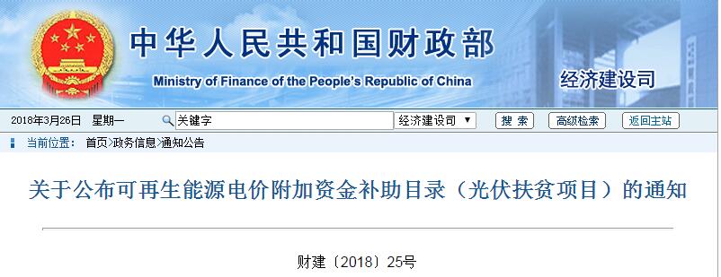 重磅：財(cái)政部戶用光伏扶貧電站名單來了！補(bǔ)貼優(yōu)先發(fā)放