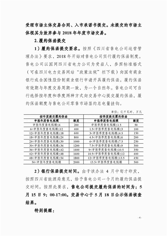 四川2018年度電力直接交易1號公告：風(fēng)電、光伏、部分水電企業(yè)可參與直接交易