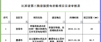 264MW！江西公示第三批省級光伏度電補貼目錄項目審核結果