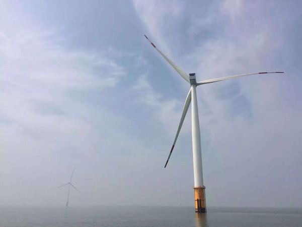 如東海上風電投運 中國成少數(shù)具備海上風電核心建設(shè)能力國家