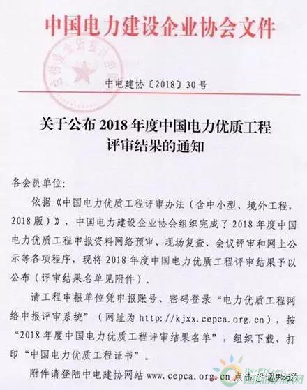 7個(gè)風(fēng)電工程獲獎(jiǎng)！2018中國(guó)電力優(yōu)質(zhì)工程評(píng)審結(jié)果名單出爐！（附詳細(xì)名單）