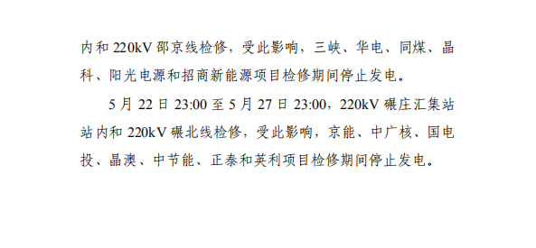 大同一期光伏發(fā)電應(yīng)用領(lǐng)跑基地運(yùn)行監(jiān)測月報(bào)（2018年5月）