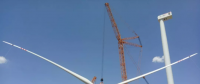陸上風(fēng)電重器：三一重能第一臺3.4MW風(fēng)電機組順利完成吊裝！