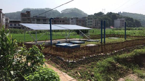湖南郴州6個(gè)村的太陽(yáng)能污水處理站正式運(yùn)行