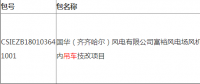 國華（齊齊哈爾）風(fēng)電有限公司富裕風(fēng)電場風(fēng)機機艙內(nèi)吊車技改項目中標(biāo)候選人公示