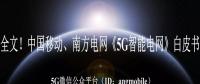重磅全文！南方電網(wǎng)、中國(guó)移動(dòng)《5G智能電網(wǎng)》白皮書(shū)