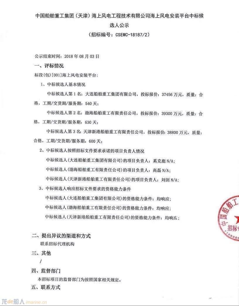 3.7億元！這家船廠將中標(biāo)海上風(fēng)電安裝平臺