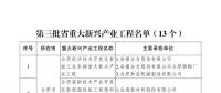 安徽省第三批重大新興產(chǎn)業(yè)工程和重大新興產(chǎn)業(yè)專項(xiàng)名單發(fā)布