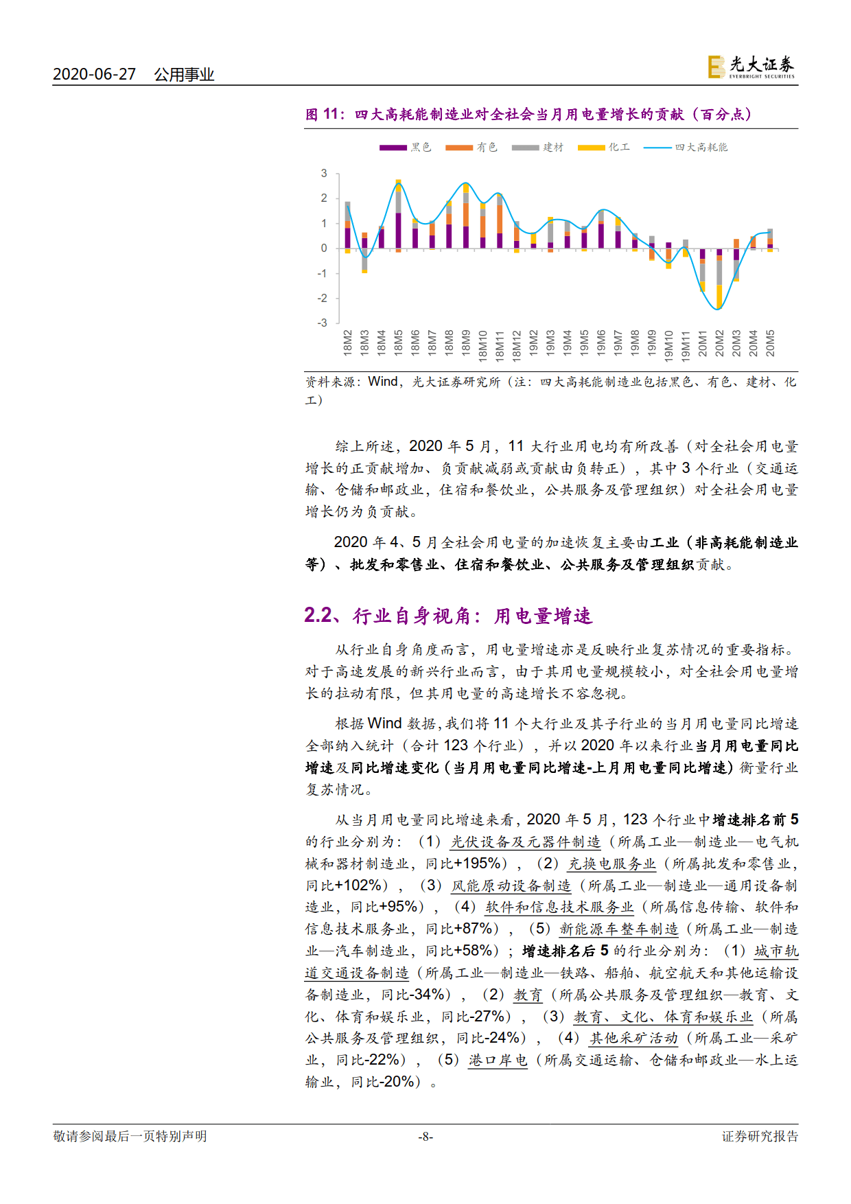 電力視角看復(fù)蘇：行業(yè)用電分化幾何？